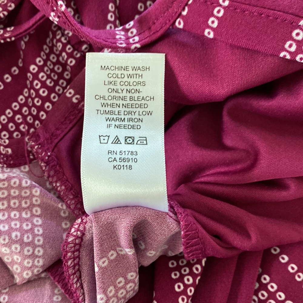 Maurices Raspberry colored jumpsuit - Picture 9 of 9
